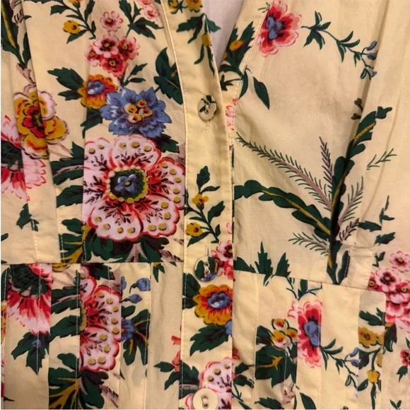 Cara Cara Nash Mini Yellow Floral Dress - Picture 4 of 4